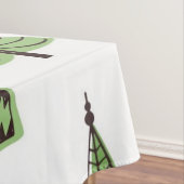 Weihnachtsbaumstruktur Tischdecke (Beispiel)