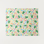 Weihnachtsbaumstruktur Wandteppich (Vorderseite (Horizontal))