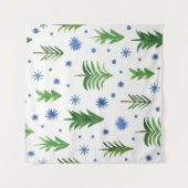 Weihnachtsbaumstruktur Wandteppich (Vorderseite (Horizontal))