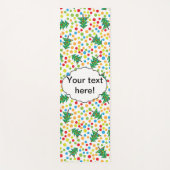 Weihnachtsbaumstruktur Yogamatte (Vorderseite)