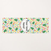 Weihnachtsbaumstruktur Yogamatte (Vorderseite (Horizontal))