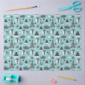 Weihnachtsbaumtafel Seidenpapier (Basteln)