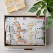 Weihnachtsbaumtafel Seidenpapier (Geschenk)