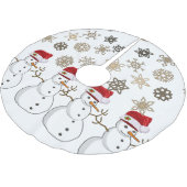 Weihnachtsbaumteppich Polyester Weihnachtsbaumdecke (Schrägansicht)