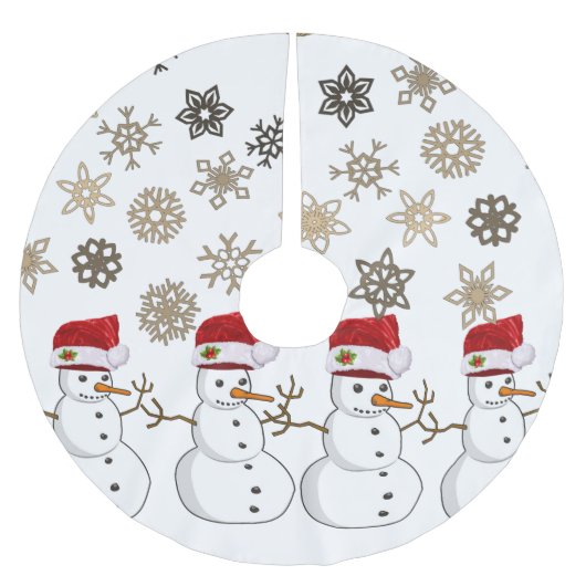 Weihnachtsbaumteppich Polyester Weihnachtsbaumdecke (Vorderseite)
