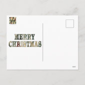 Weihnachtsbaumtext Feiertagspostkarte (Rückseite)