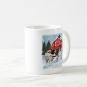 Weihnachtsbaumtiere & Stall Kaffeetasse (VorderseiteRechts)
