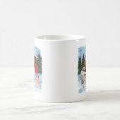 Weihnachtsbaumtiere & Stall Kaffeetasse (Mittel)