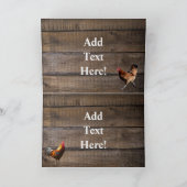 Weihnachtsbaumtraktor mit Weihnachtsbaum Feiertagskarte (Innenseite)