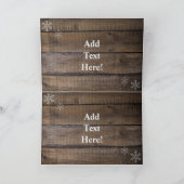 Weihnachtsbaumtraktor mit Weihnachtsbaumurlaub Feiertagskarte (Innenseite)