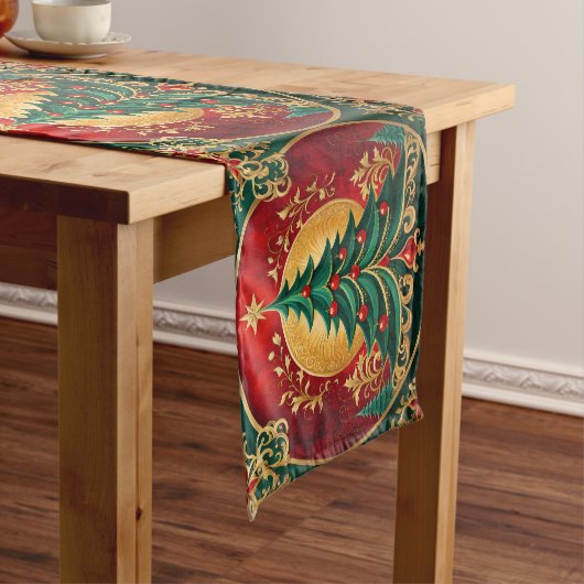 Weihnachtsbaumturnier Mittelgroßer Tischläufer (Beispiel)