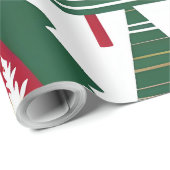 Weihnachtsbaumumhüllungspapier Geschenkpapier (Rolleneckpunkt)