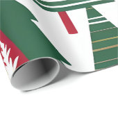 Weihnachtsbaumumhüllungspapier Geschenkpapier (Rolleneckpunkt)