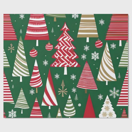 Weihnachtsbaumumhüllungspapier Geschenkpapier (Flach)