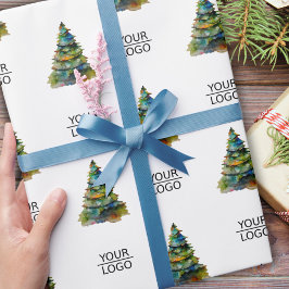 Weihnachtsbaumunternehmen hinzufügen geschenkpapier