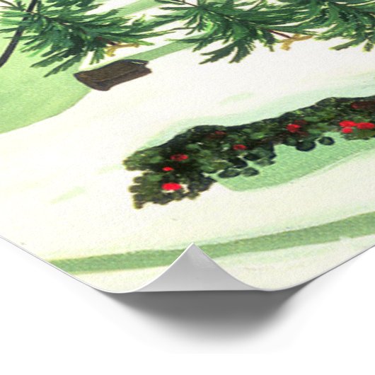 Weihnachtsbaumverkauf 1988 poster (Ecke)