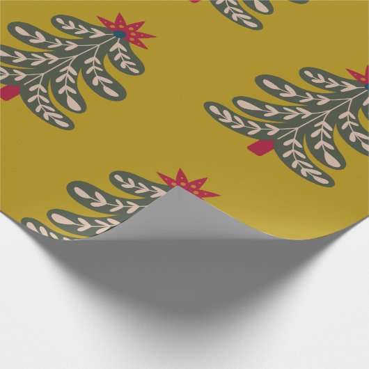 Weihnachtsbaumverpackungspapier Geschenkpapier (Ecke)