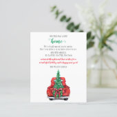 Weihnachtsbaumwagen im Haushalt Wir haben die Weih (Stehend Vorderseite)