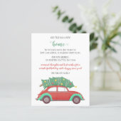 Weihnachtsbaumwagen im Haushalt Wir haben die Weih (Stehend Vorderseite)