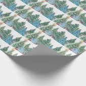 Weihnachtsbaumwald Geschenkpapier (Ecke)