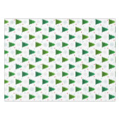 Weihnachtsbaumwald, Schneeflocken und roter blauer Tischdecke (Vorderseite (Horizontal))