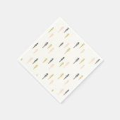 Weihnachtsbaumwaldmuster Serviette (Ecke)