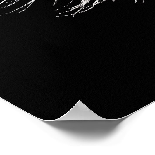 Weihnachtsbaumwand Poster (Ecke)