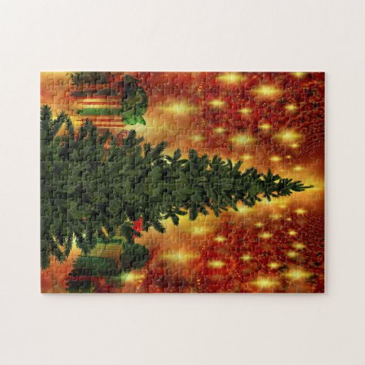 Weihnachtsbaumwand Puzzle (Horizontal)