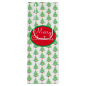 Weihnachtsbaumweinbeutel Geschenktüte Für Weinflaschen (Vorderseite)