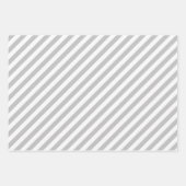 Weihnachtsbaumwrapping Paper Flat Sheet Set von 3 Geschenkpapier Set (Vorderseite 3)