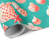 Weihnachtsbaumwrapping Paper Geschenkpapier (Rolleneckpunkt)