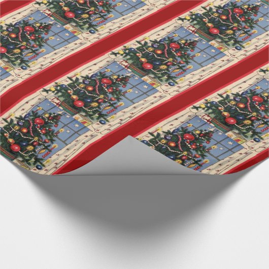 Weihnachtsbaumwrapping Paper Geschenkpapier (Ecke)