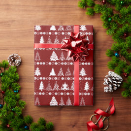 Weihnachtsbaumwrapping Paper Geschenkpapier