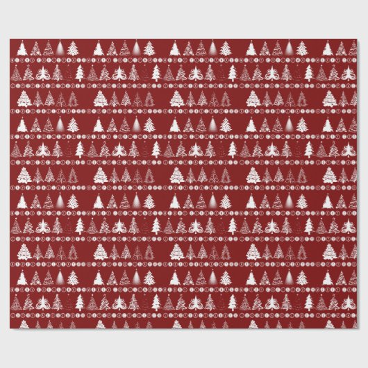 Weihnachtsbaumwrapping Paper Geschenkpapier (Flach)