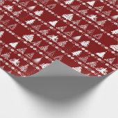 Weihnachtsbaumwrapping Paper Geschenkpapier (Ecke)
