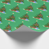 Weihnachtsbaumwrapping Paper Geschenkpapier (Ecke)