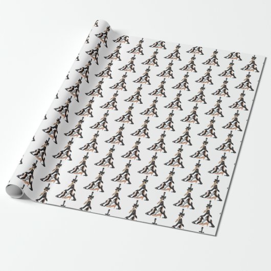 Weihnachtsbaumwrapping Paper Geschenkpapier (Ungerollt)