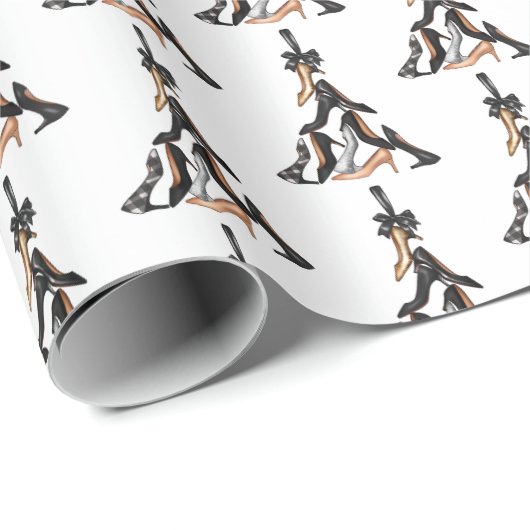 Weihnachtsbaumwrapping Paper Geschenkpapier (Rolleneckpunkt)