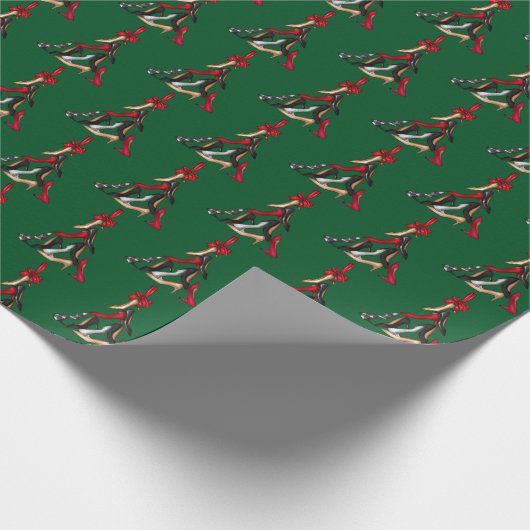 Weihnachtsbaumwrapping Paper Geschenkpapier (Ecke)