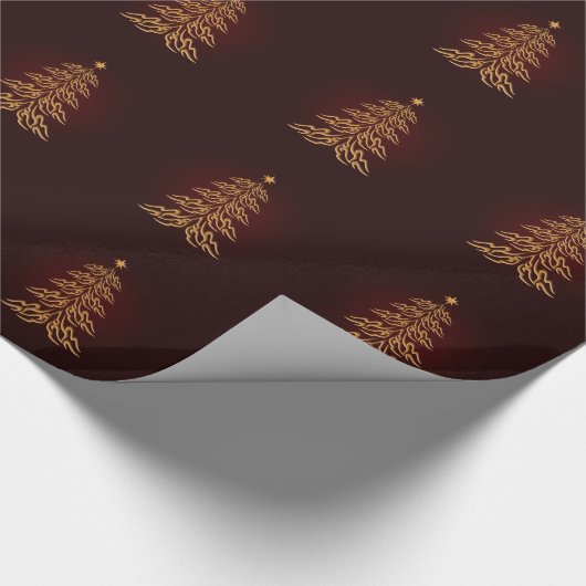 Weihnachtsbaumwrapping Paper Geschenkpapier (Ecke)