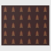 Weihnachtsbaumwrapping Paper Geschenkpapier (Flach)