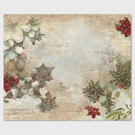 Weihnachtsbaumwrapping Paper Geschenkpapier (Flach)