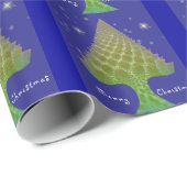 Weihnachtsbaumwrapping Paper Geschenkpapier (Rolleneckpunkt)