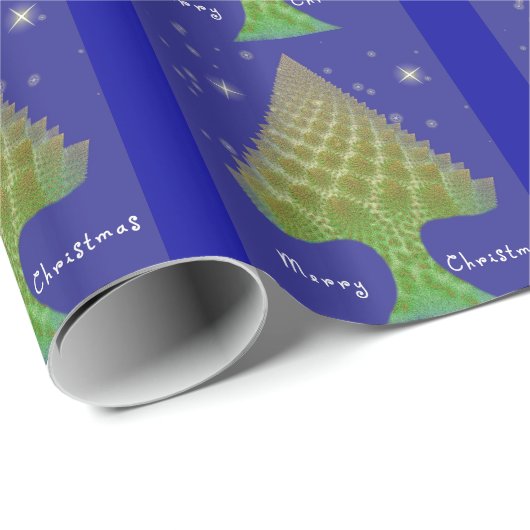 Weihnachtsbaumwrapping Paper Geschenkpapier (Rolleneckpunkt)