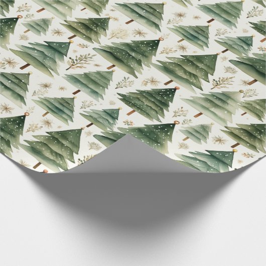 Weihnachtsbaumwrapping Paper Geschenkpapier (Ecke)