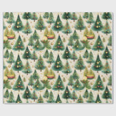 Weihnachtsbaumwrapping Paper Geschenkpapier (Flach)
