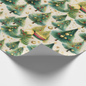 Weihnachtsbaumwrapping Paper Geschenkpapier (Ecke)