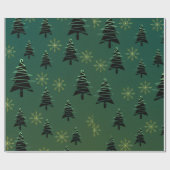 Weihnachtsbaumwrapping Paper Geschenkpapier (Flach)