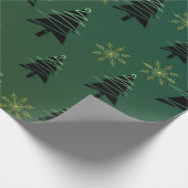 Weihnachtsbaumwrapping Paper Geschenkpapier (Ecke)