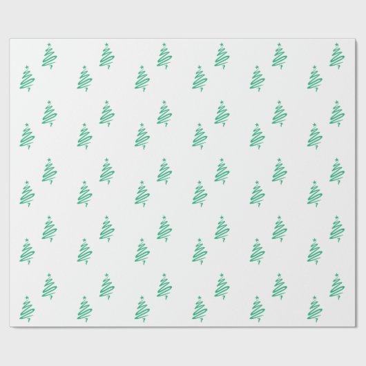 Weihnachtsbaumwrapping Paper Geschenkpapier (Flach)